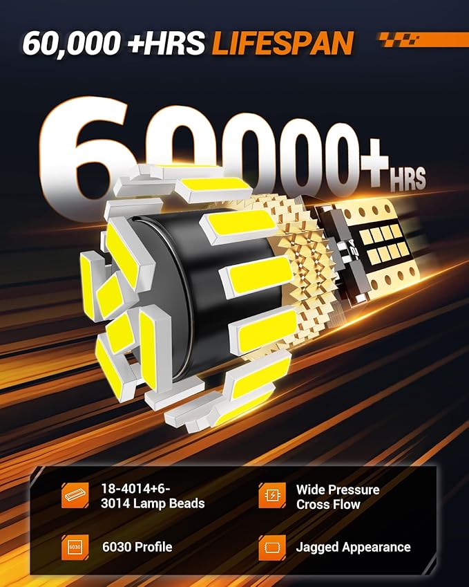 SEALIGHT 194 LED 6000K 10 Pack Blanco Luz de Placa Patente miniatura 7