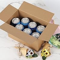 Vista 5 de Edenseelake Paquete de 40 cajas de envío de 10 x 6 x 6 pulgadas, cajas de cartón medianas para embalaje, mudanza, correo, color marrón