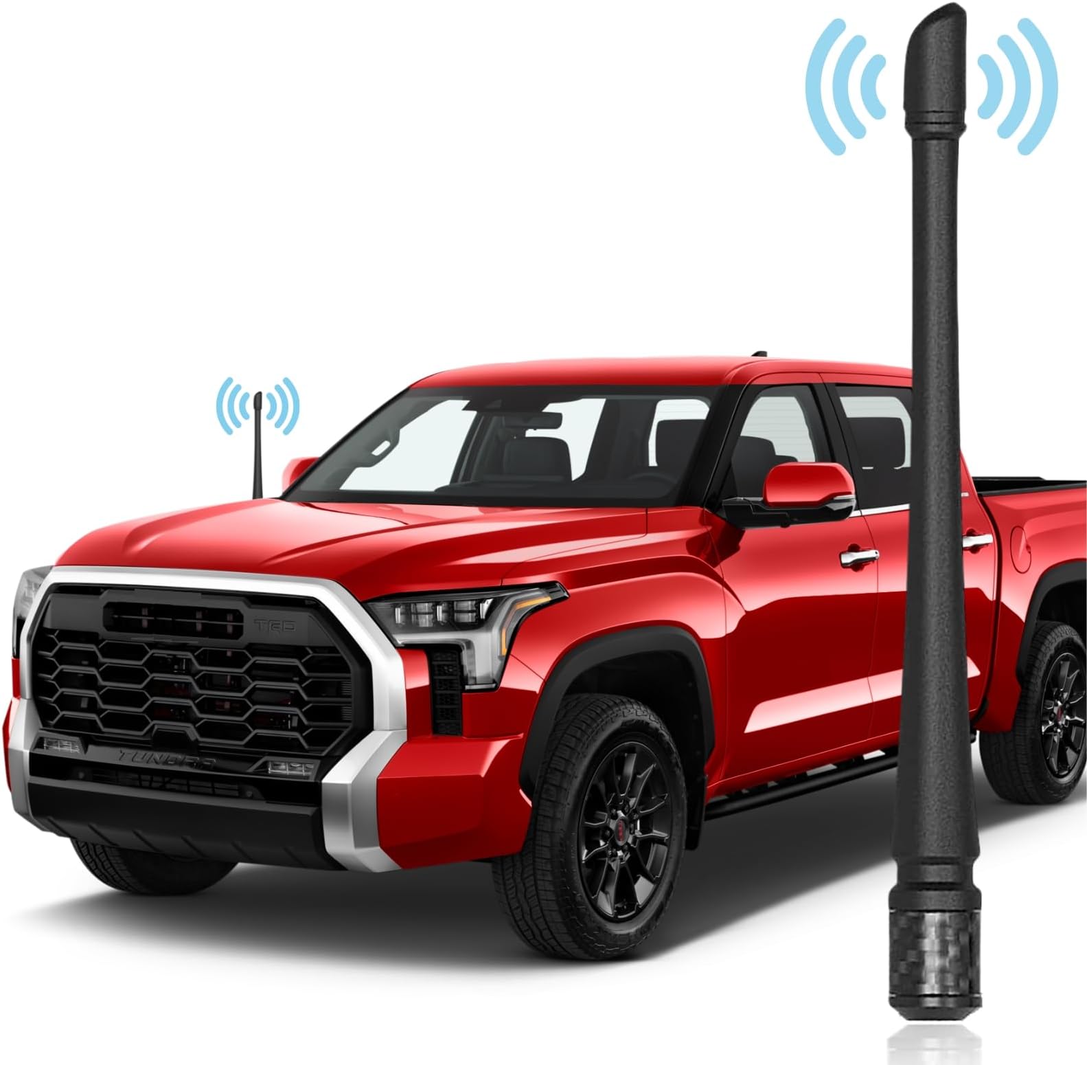 For TOYOTA TUNDRA 2000-2020 7" Short Aerial Antenna Mast Radio - Foto 6