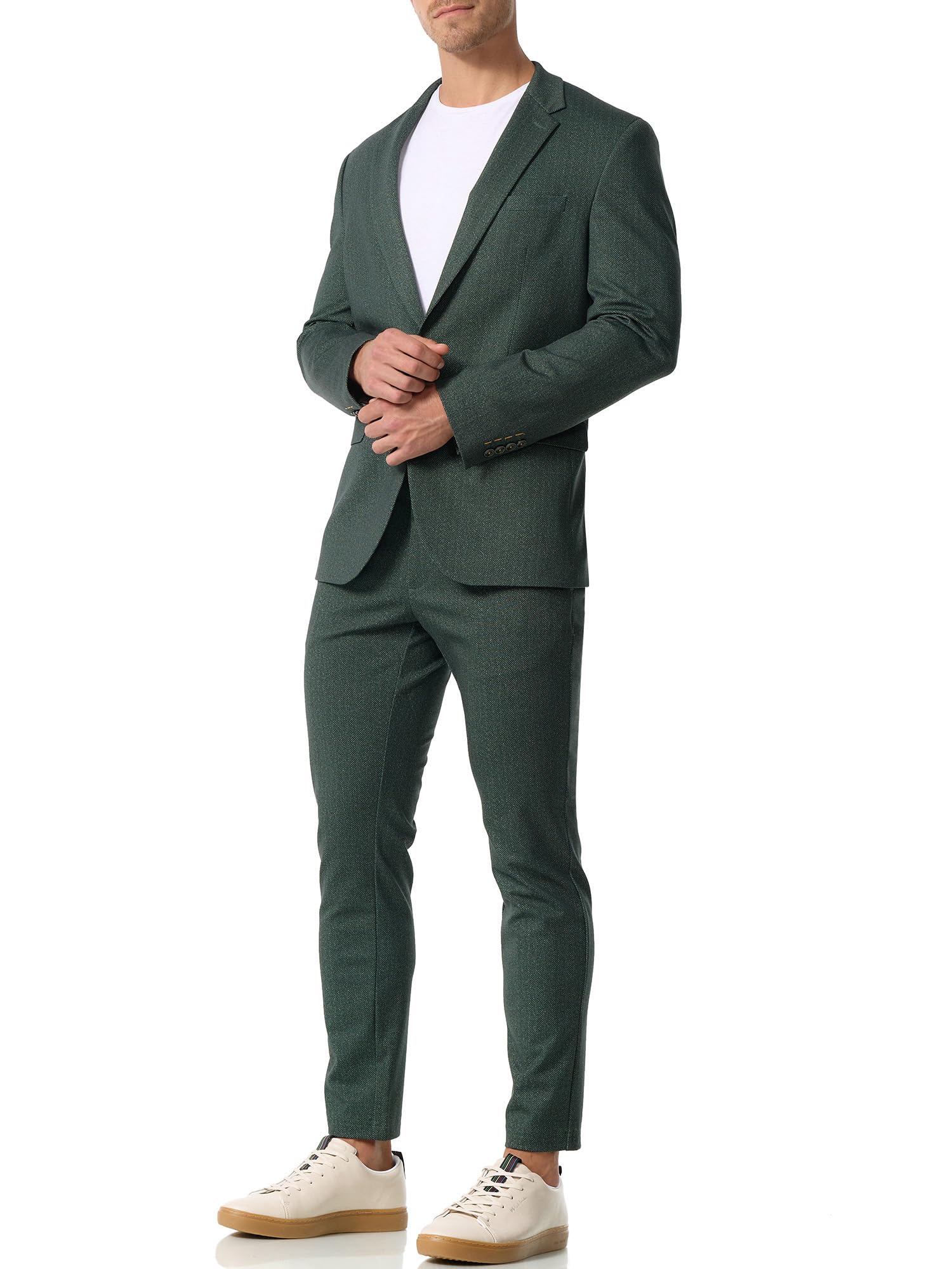 JEFF Uomini JFLuke Pants | Pantaloni in Tessuto Stretch con 4 Tasche