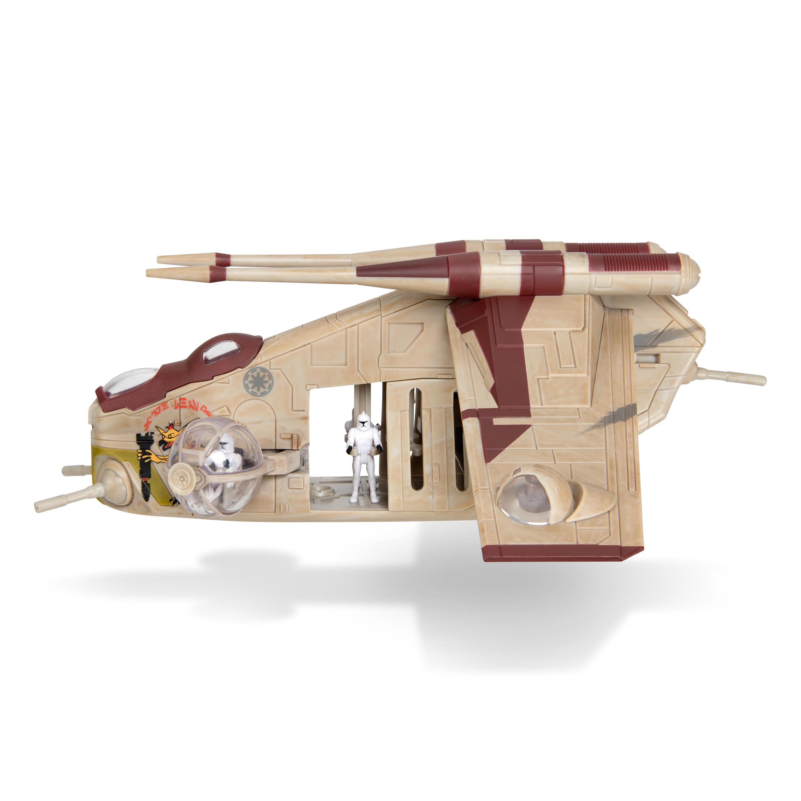 Star Wars Micro Galaxy Squadron - SWJ0100 - Grand Army of the Republic Battle Pack – 20cm großes Fahrzeug mit BARC Speeder und 5 Micro-Figuren als Zubehör