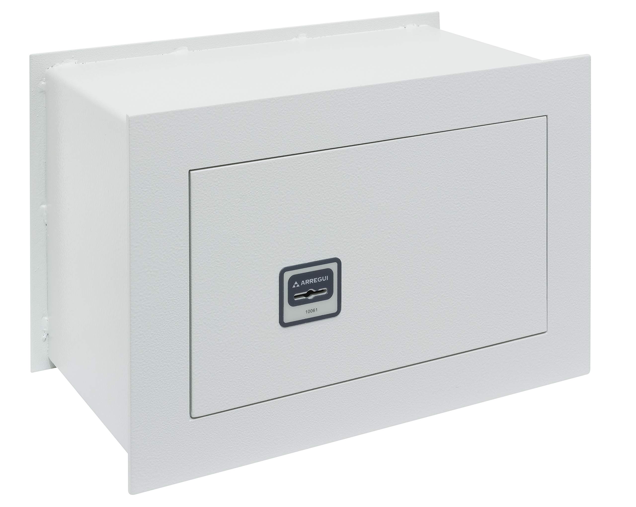 Arregui Bright Grey (Ral 7035) Domus Bc/2P Wall Safe With Lock, Light Grey