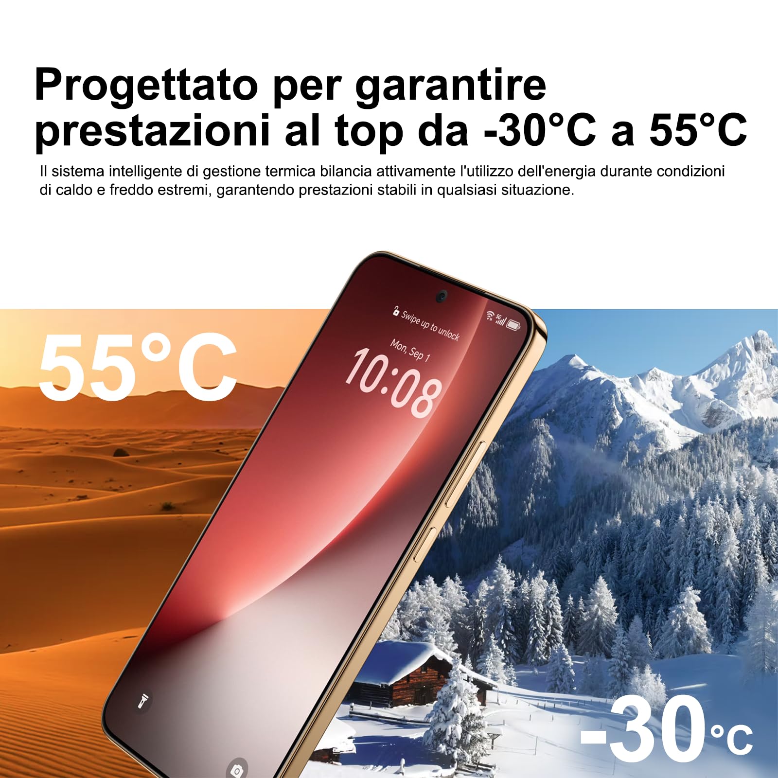 HONOR Magic8 Lite Smartphone 5G, display AMOLED da 6,79 pollici, tripla resistenza IP68/IP69K, batteria da 7500 mAh, fotocamera da 108 MP con OIS, doppia SIM, NFC (Black, 256, GB, GB, 8)