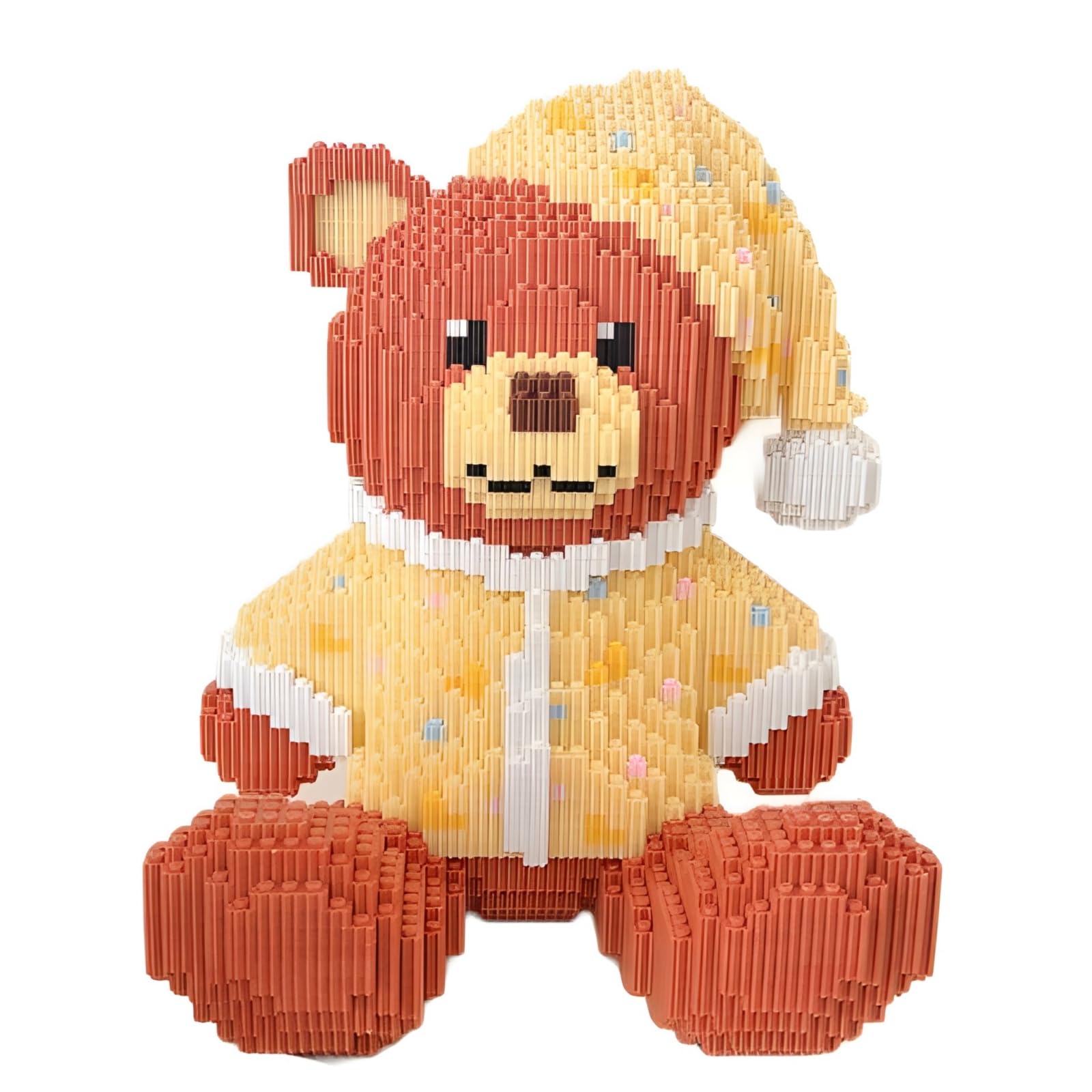 Creative Bear Micro Building Blocks Set, Bear Animal Mini Building Blocks Toy, Animal Model Collectable For Home Office Decor, Idea Gift for DIY Lover(6000PCS)