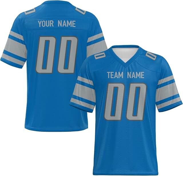 Custom Football Jersey Personalized Name/Number