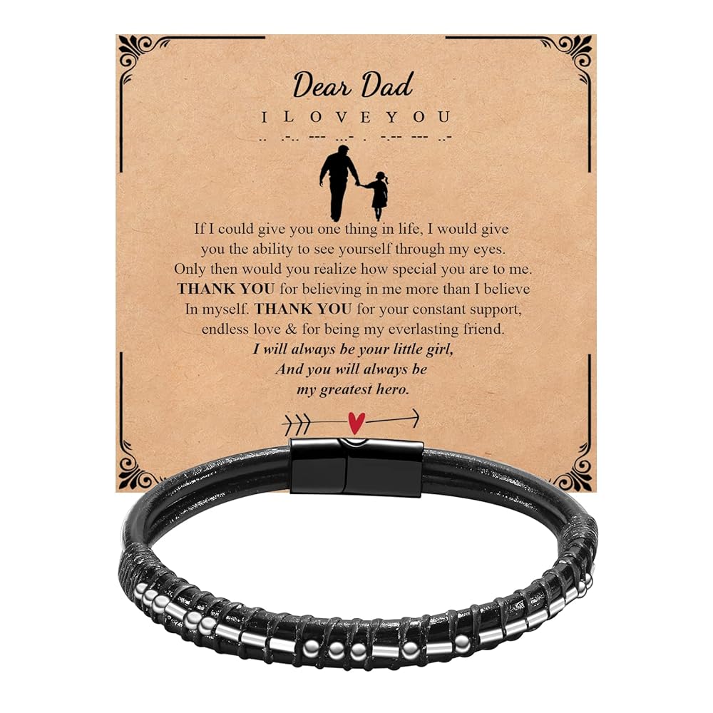 Morse Code Bracelets For Men Women I Love You Morse Code