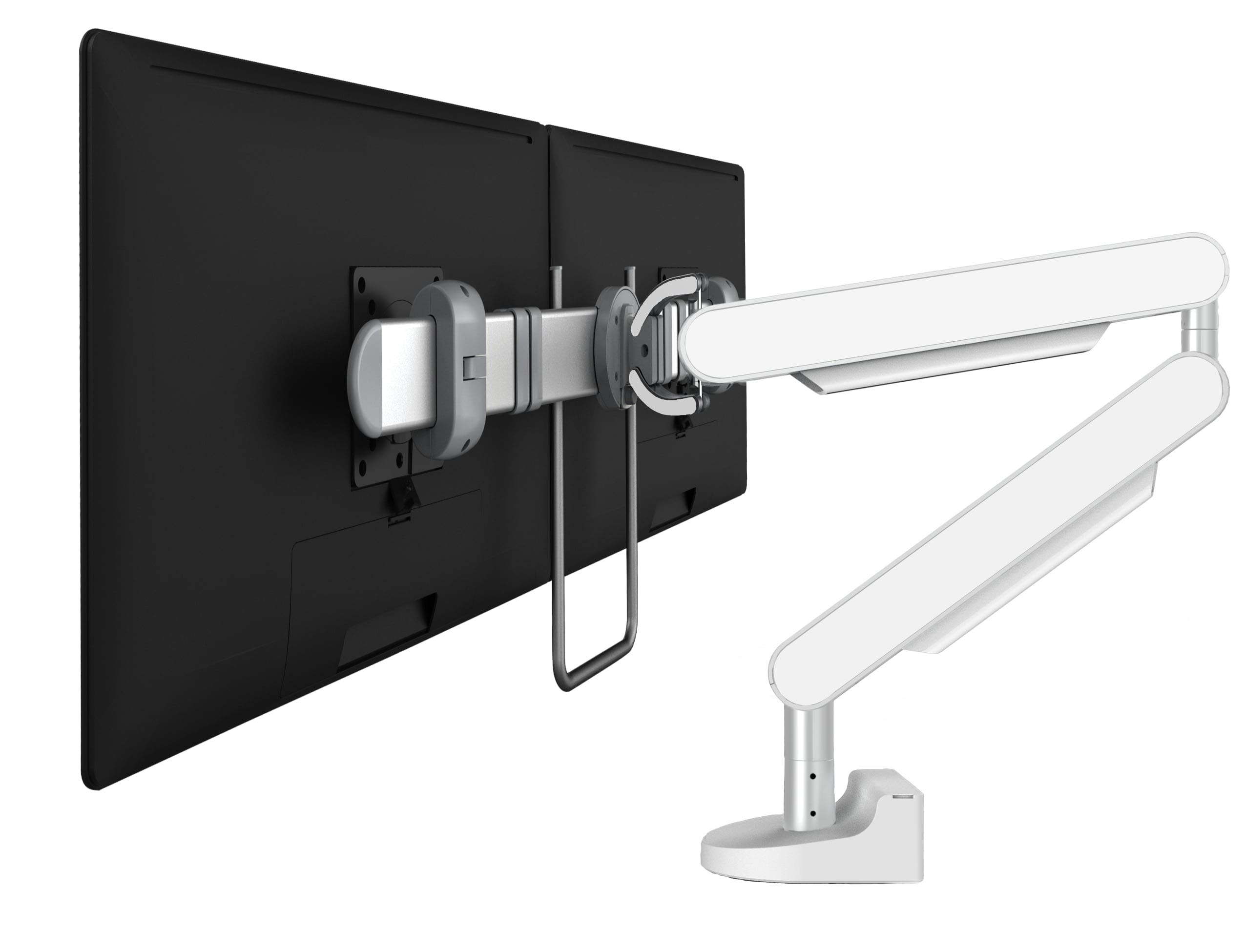 Buy ZGX Premium Desk Mounted Dual Monitor Stand (Fits Two Monitors Up