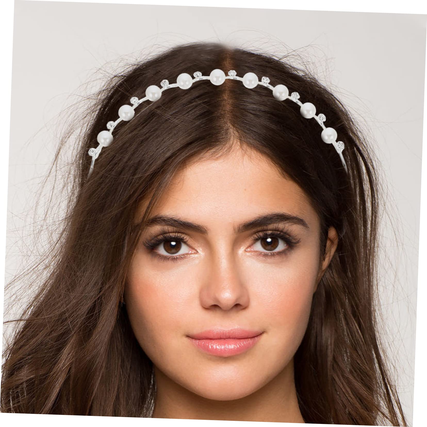 MAGICLULU 12 Piezas diadema de de de imitación de imitación de las niñas diadema de metal decoración fiesta tiara diademas de de imitación tocado de mujer