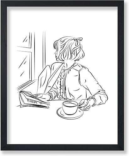 Miniatura 443 de Poster Master Póster de peonías – Estampado de flores retro – Ilustración floral – Ilustración en blanco y negro – Diseño de línea y abstracto –