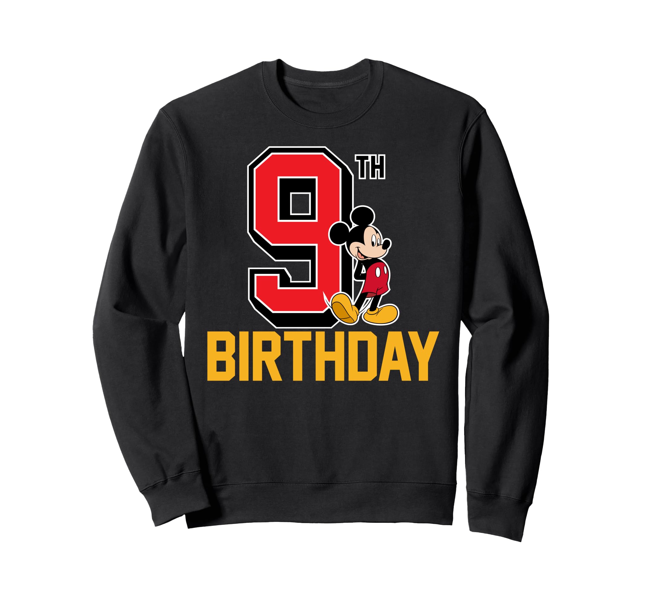 Sweat Mickey Mouse 9 ans Disney pour anniversaire d'enfant - 3