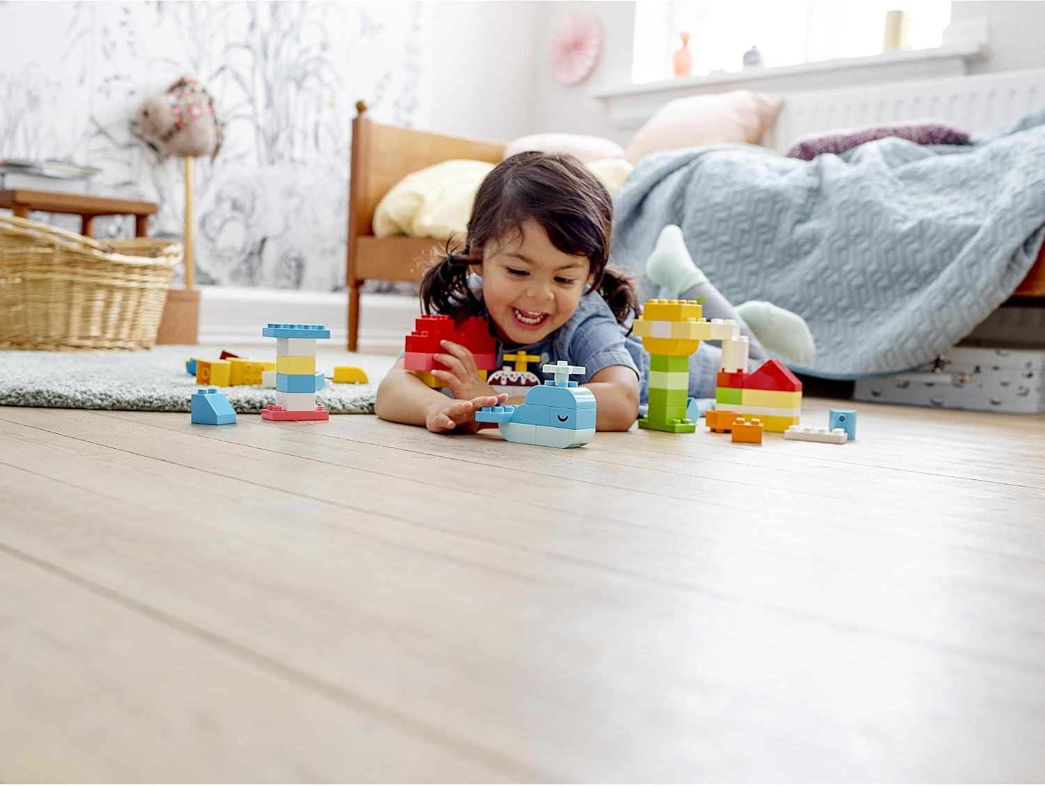 デュプロ デュプロのいろいろアイデアボックス<ハート> 10909 おもちゃ ブロック プレゼント幼児 赤ちゃん 【さんすう】