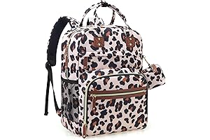 Leopard Print Diaper Bag Backpack: The Ultimate Travel Companion for Parents