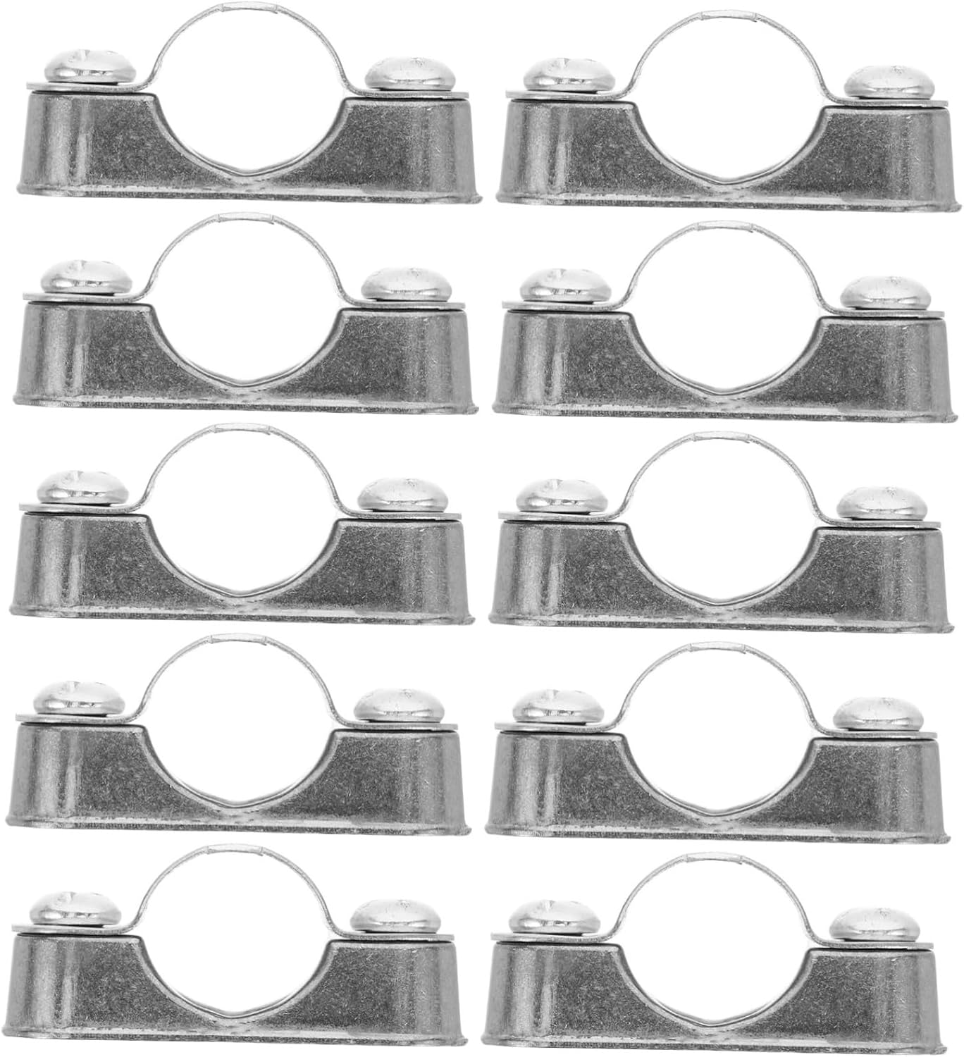 10pcs Wall Support Pipe Brackets Robust Ceiling Mount Clamps for Easy Installation and Secure Fixing Home Renovation and Construction Projects