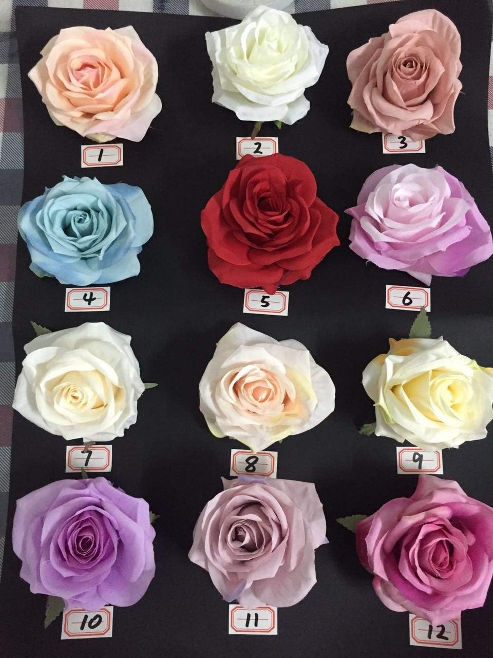 Abbie Home Luxury Wedding Bouquet Customization - Silk Rose Rhinestone Brooch Pearls Jewelry Decoration Multi Color Available