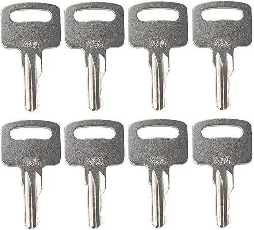 Llave de carretilla elevadora para equipo pesado, 8 unidades, 455, compatible con elevadores Boo-m Elevador de tijera Gen-ie Skyjack Te-rex JL-G