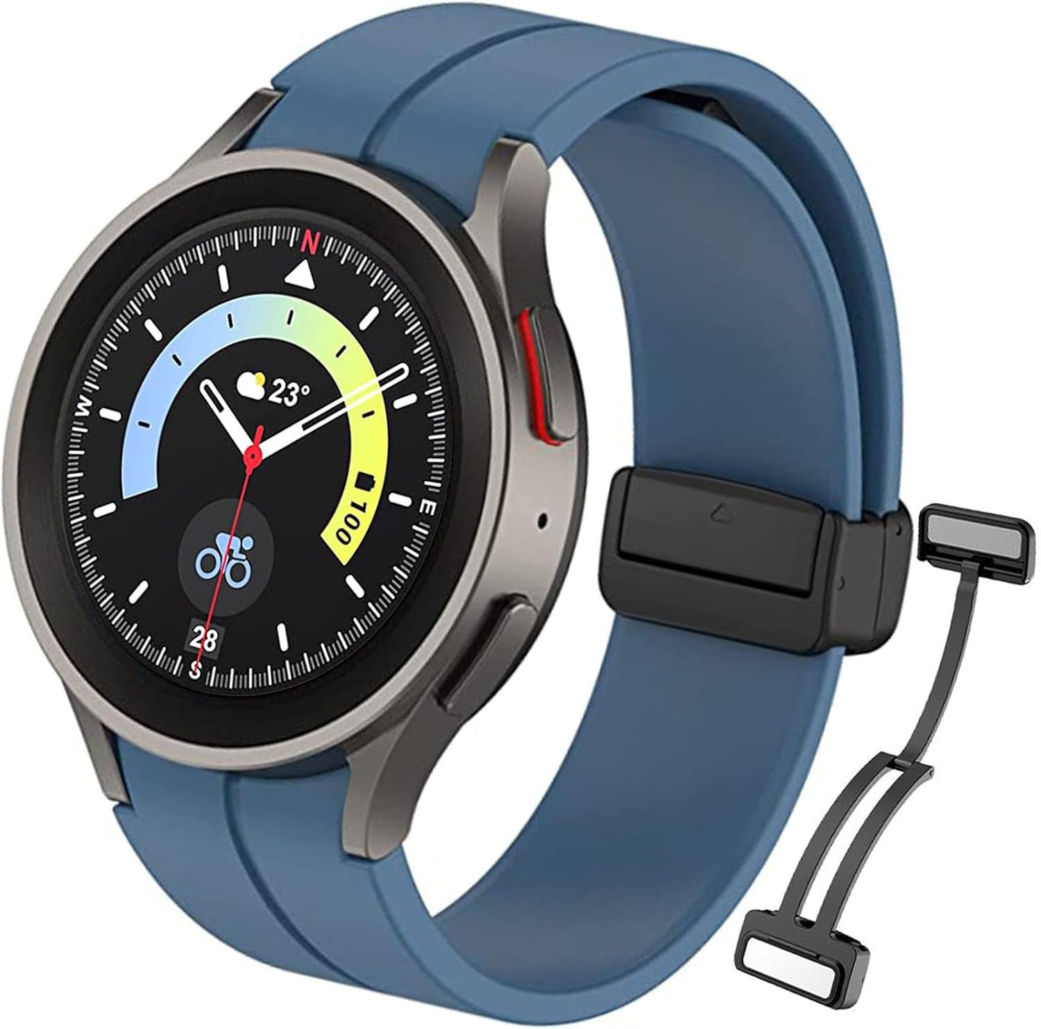 BMINEN Band Compatible Samsung Galaxy Watch 5 Pro 45mm Band