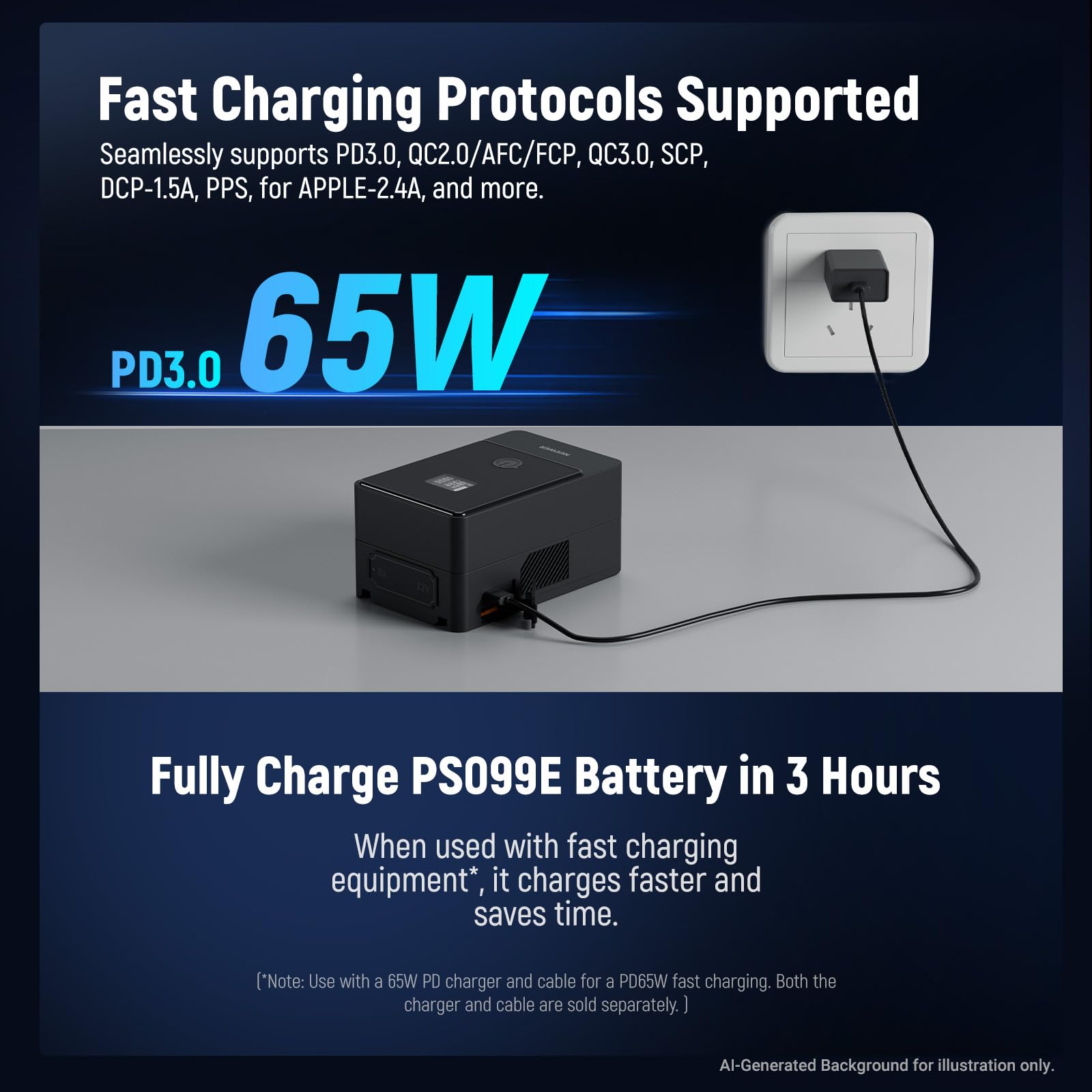 Amazon.com : NEEWER V Mount Battery PS099E with Type C Cable