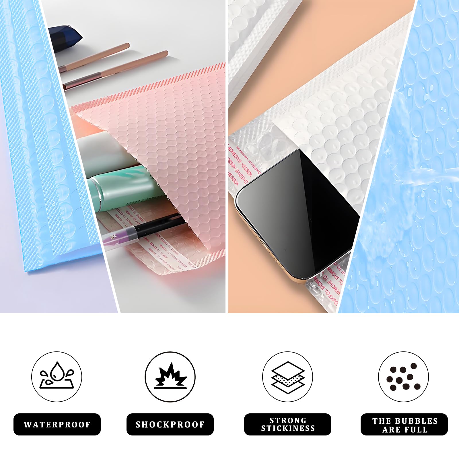 25-Pack Bubble Mailers 9x12 Inch - Padded Shipping Envelopes For Small Business