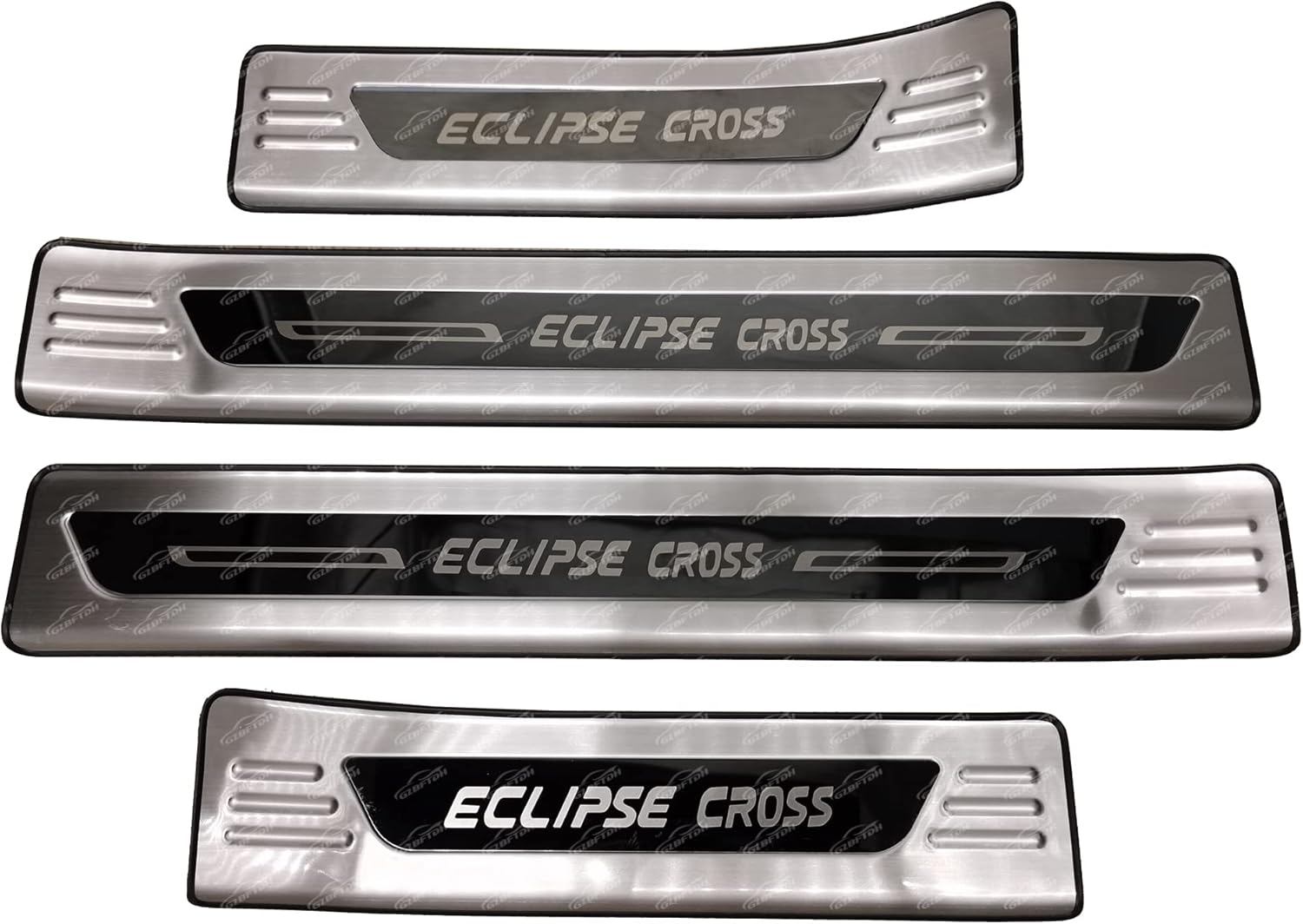 GZBFTDH Auto Parts for Mitsubishi Eclipse Cross 2018-2025 Accessories, Car Door Sill Scuff Cover Protector,Stainless Steel Kick Panels Door Entry Guard Trim Plate