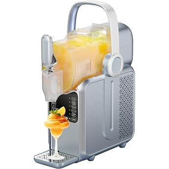 GSEICE Frozen Machine, 6.6 gal 2 L Tank, Rapid Freezing, 100 V, Slash Machine, 5 Preset Settings, One-Touch Making, Easy Operation, Automatic Cleaning, Low Noise, Smoothie Machine, Frozen Drink