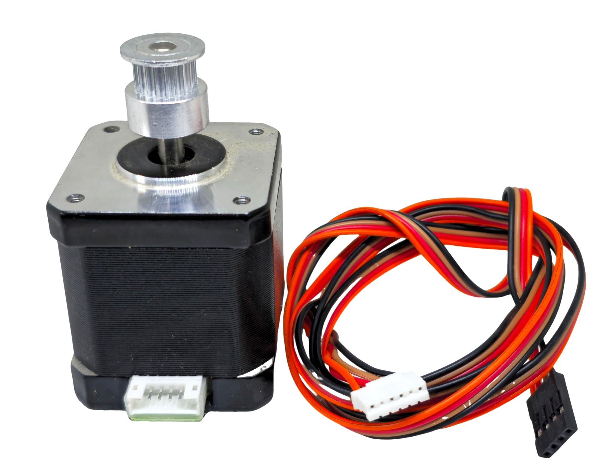 INVENTO 1Pcs Nema 17 5 Kg-cm Bipolar Stepper Motor with 20 teeth GT2 Pulley for CNC Robotics RepRap 3D Printer-image-15