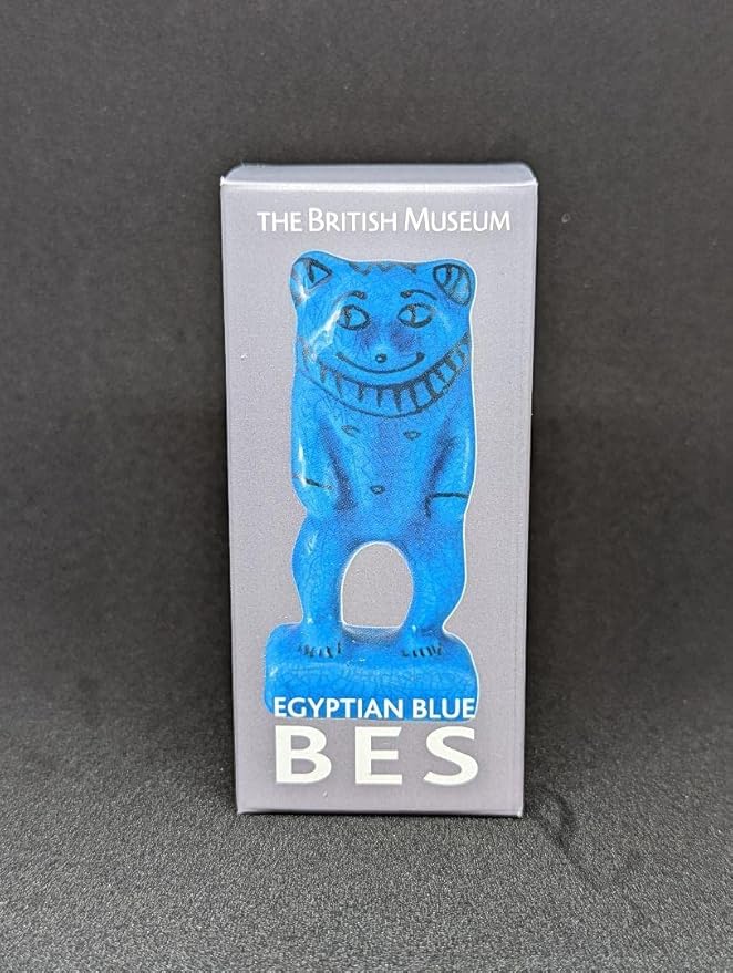 希少レア】大英博物館 ベス神 キュートすぎ☆エジプトブルー ベス神THE