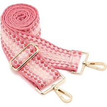Wide Shoulder Strap Adjustable Replacement Belt Guitar Style Crossbody Bag Handbag Strap Multicolor Canvas StrapsWide2inColor21