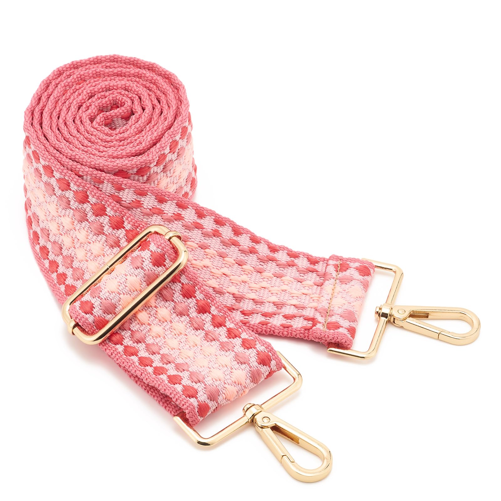 Wide Shoulder Strap Adjustable Replacement Belt Guitar Style Crossbody Bag Handbag Strap Multicolor Canvas Straps(Wide:2in)(Color21)