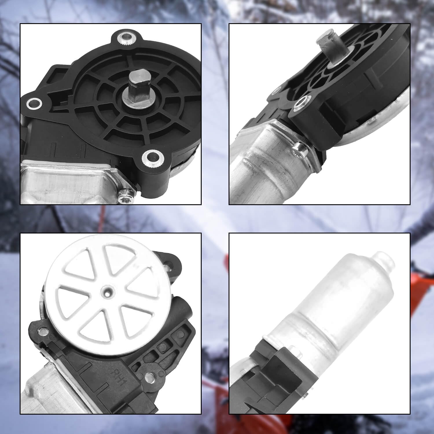 1728965SM Moteur à goulotte pour souffleuse à neige et souffleuse à neige, compatible avec Murray, Simplicity, Bri-GGS, Str-att-on, 172-896-5SM