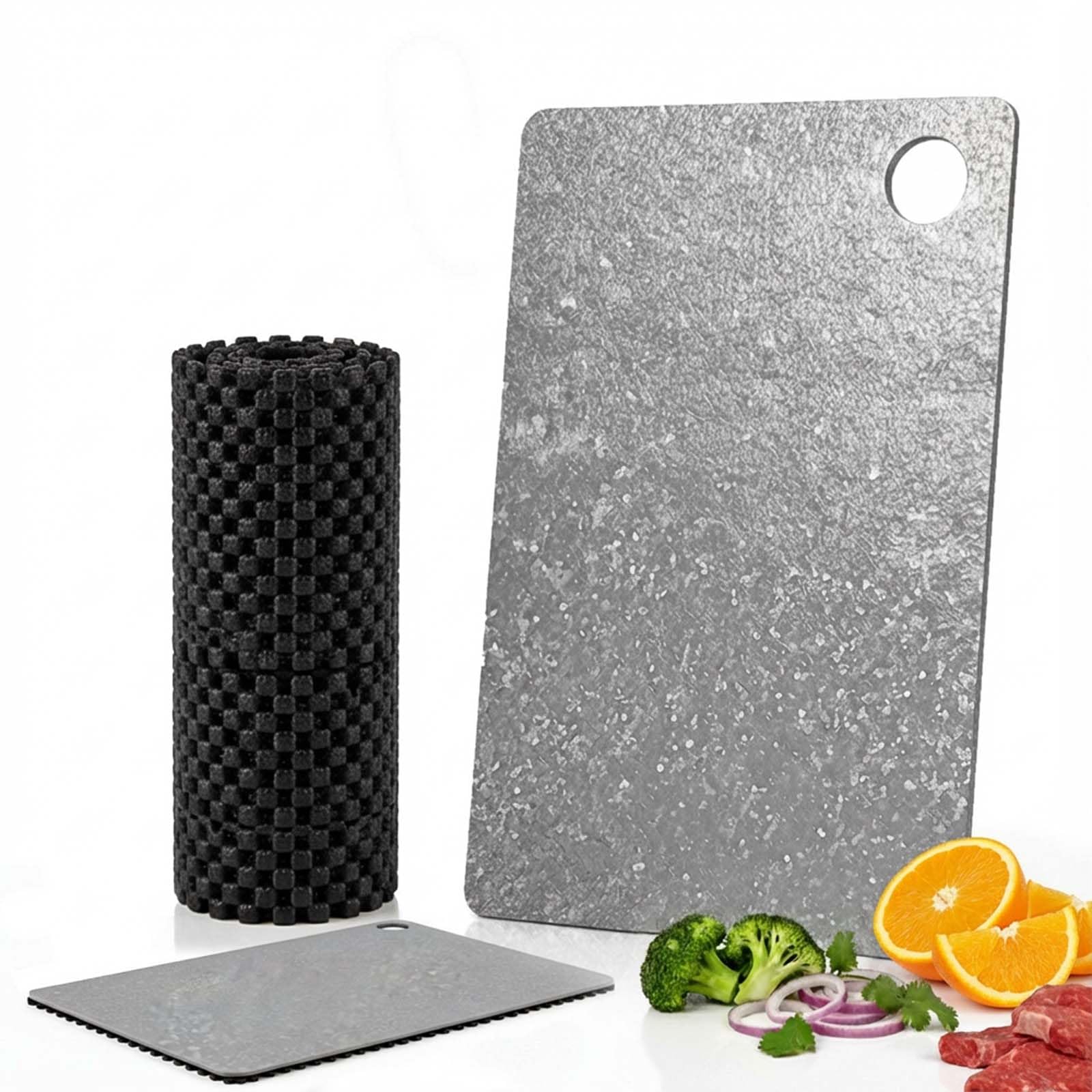 Pure Titanium Chopping Boards 2 Sides Antibacterial Ideal for Cutting Meat