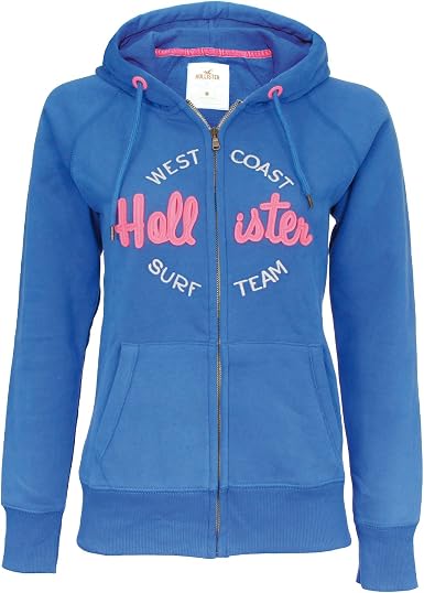 Hollister -Sudadera Mujer añil M: Amazon.es: Ropa