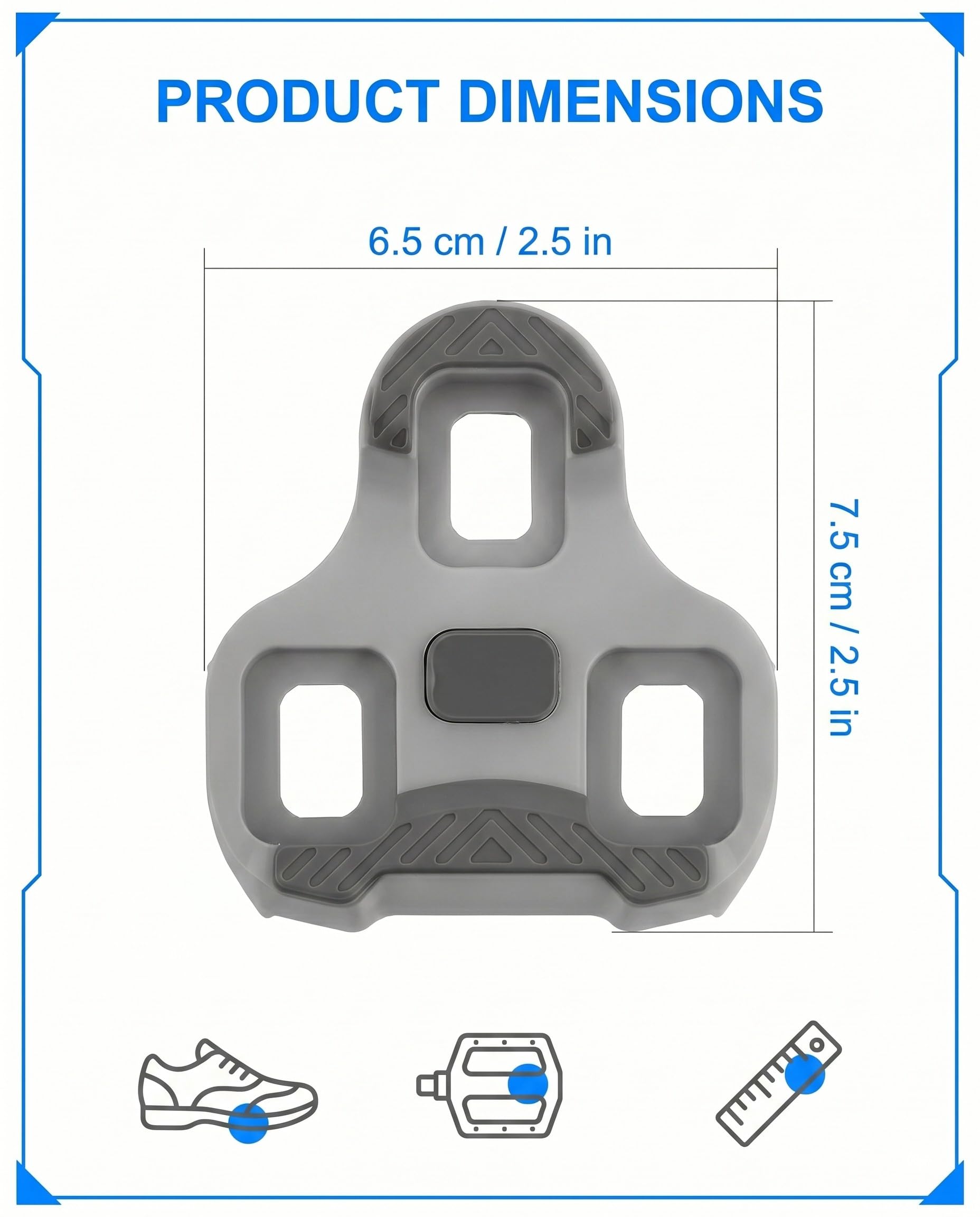 Cales de vélo, 1 paire de cales de pédale de vélo autobloquantes, adaptateur de pédale de vélo avec vis, rondelles, clé pour VTT (jaune Cales de vélo, 1 paire de cales de pédale de vélo autobloquantes, adaptateur de pédale de vélo avec vis, rondelles, clé pour VTT (jaune