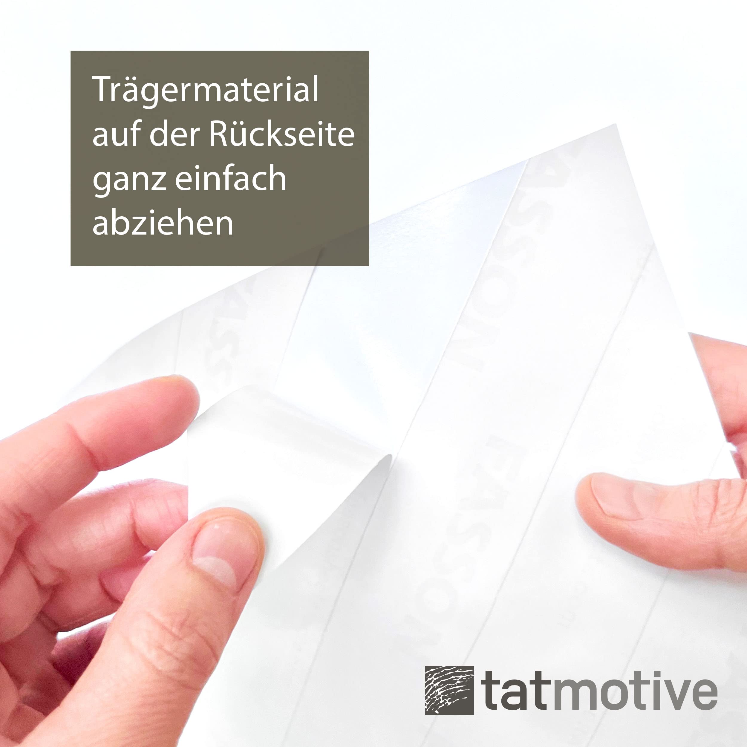 TATMOTIVE Original Crack Back Aufkleberpapier A4 weiß matt 250 Blatt