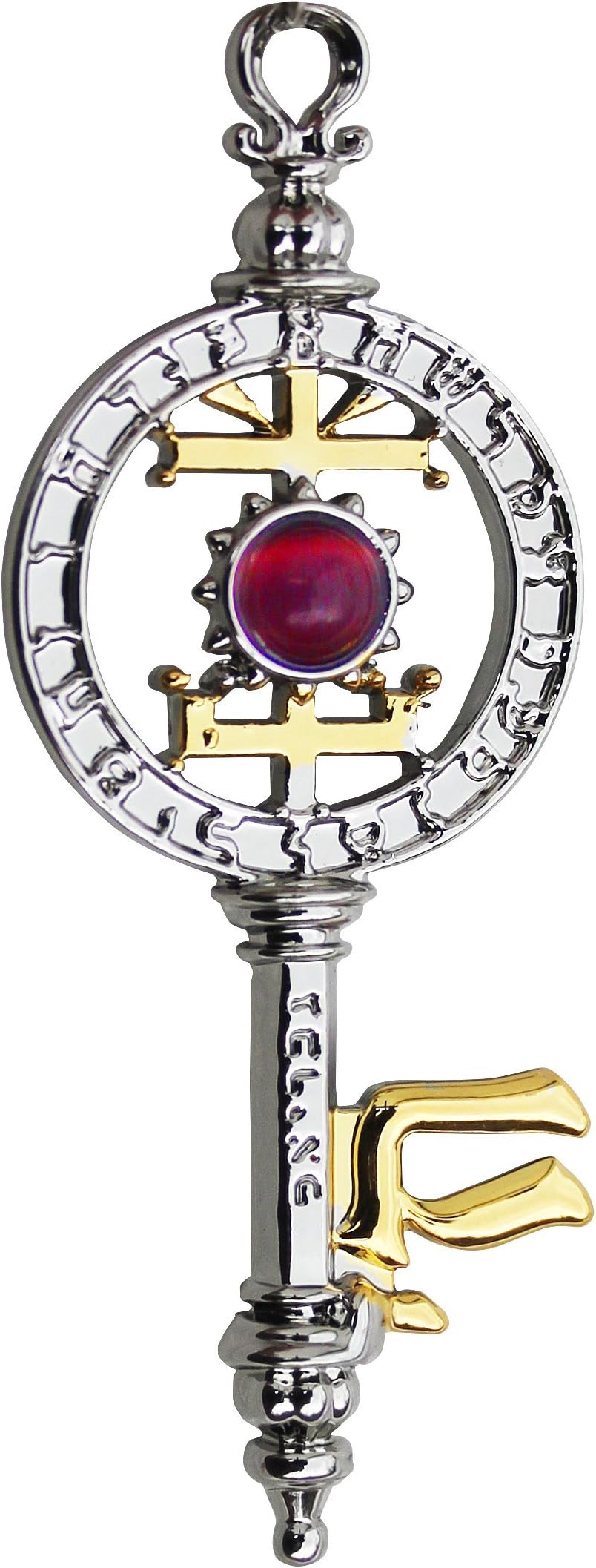 Enchanted Jewelry Mystic Kabbalah Sephiroth Sphere Key for Chasing Dreams Pendant Charm Talisman Necklace