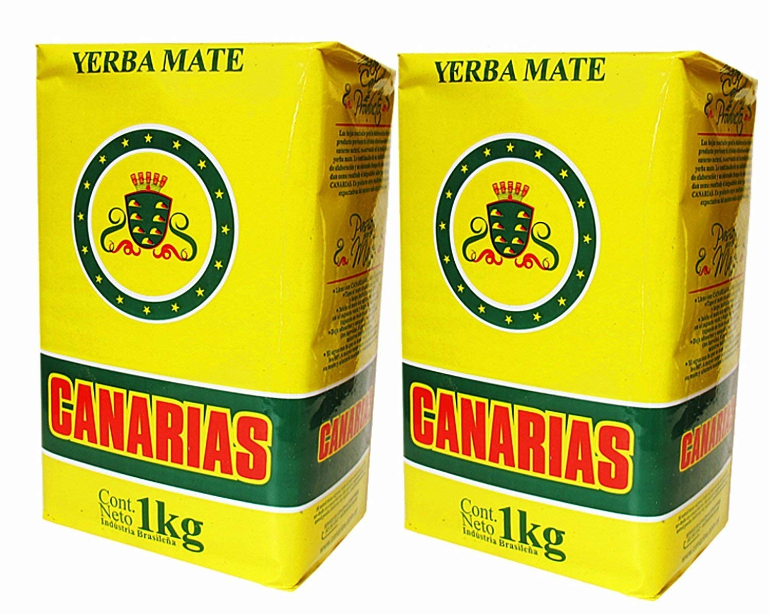 Amazon.com : Yerba Mate Canarias 2 Pack (2kg - 4.4lbs) - SET OF 2 ...