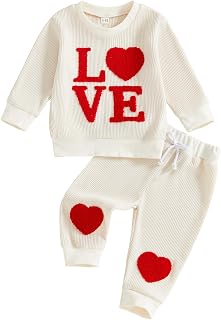 Lefyira Baby Girl Fall Outfits Strawberry Sweater Sweatshirt Top Pants Set Toddler Strawberry Birthday Outfit Winter Clothes