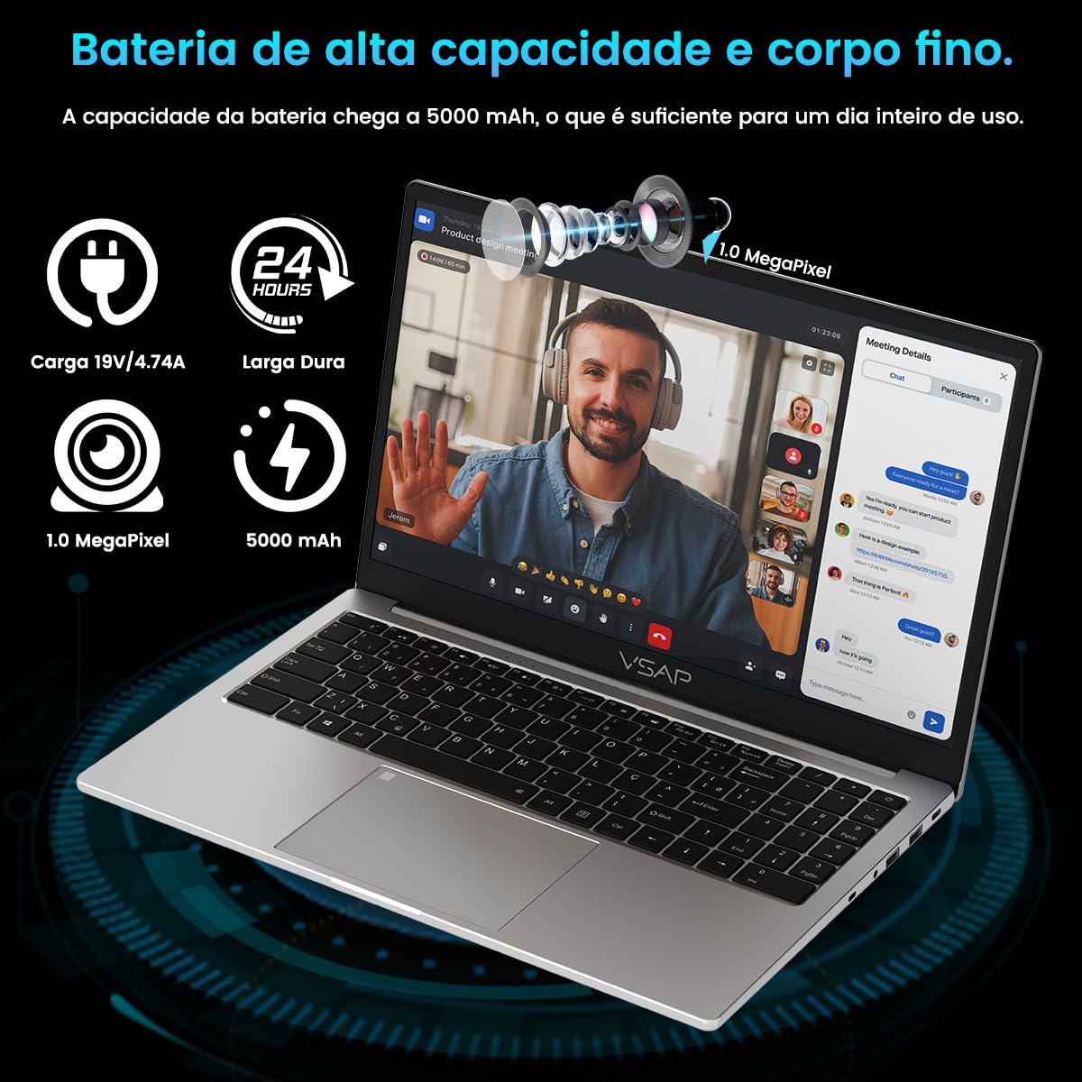 Notebook i7 13620H 32GB RAM 1TB SSD Laptop Win11 15.6in : Amazon