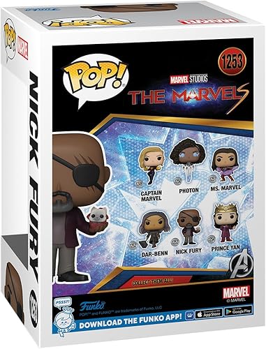 Miniatura 3 de Funko POP! Vinyl The Marvels - Nick Fury - Figura de vinilo coleccionable - Idea de regalo - Producto oficial - para niños y adultos - fanáticos de