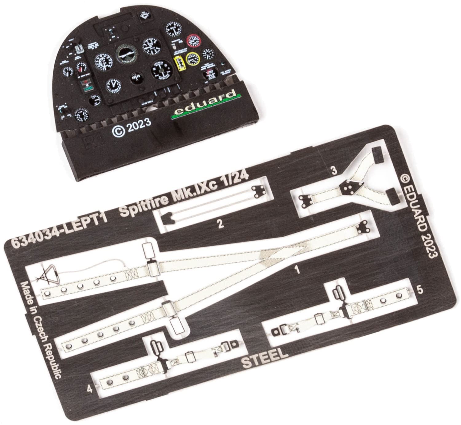 Eduard Sprue Brothers 1:24 Look - Spitfire Mk.IXc Detail Set (AFX kit), EDU634034
