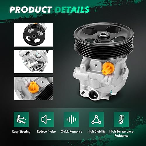 Miniatura 405 de SCITOO Bomba de dirección asistida compatible para 2005 para Saab 9-2X 2.0L, 2006 para Saab 9-2X 2.5L, 2004-2005 para Subaru Impreza 2.0L, 21-5396