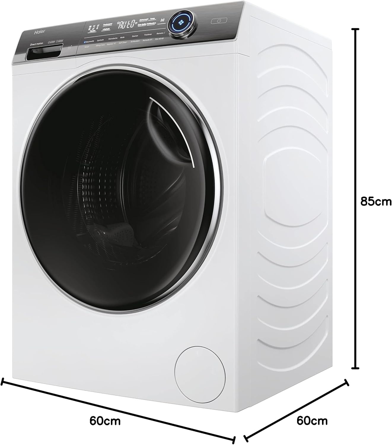 Dimensions of the Haier I-PRO SERIE 7 PLUS Washer Dryer