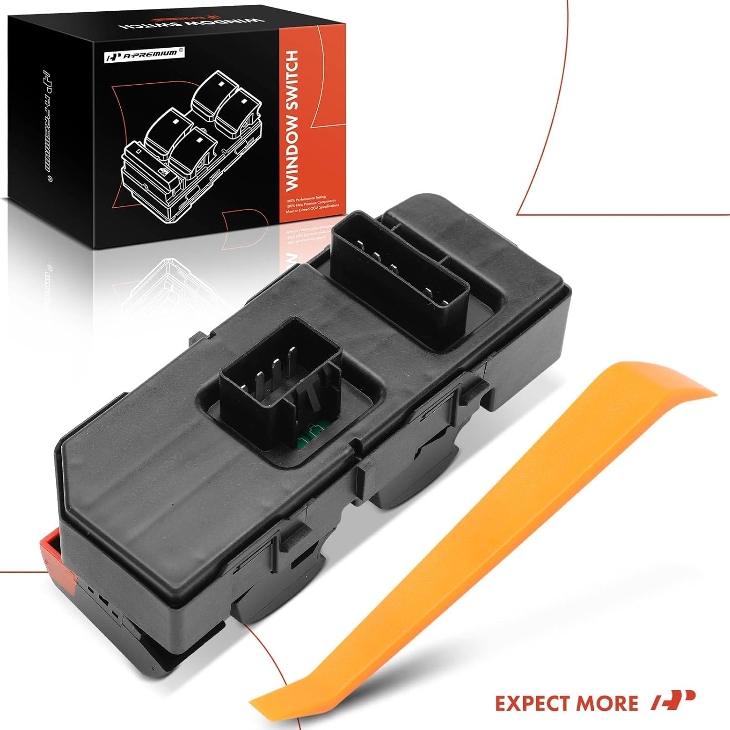 A-Premium Master Power Window Switch Compatible with Chevrolet Cobalt 2005-2010 & Pontiac G5 2007-2009, Front Left Driver Side