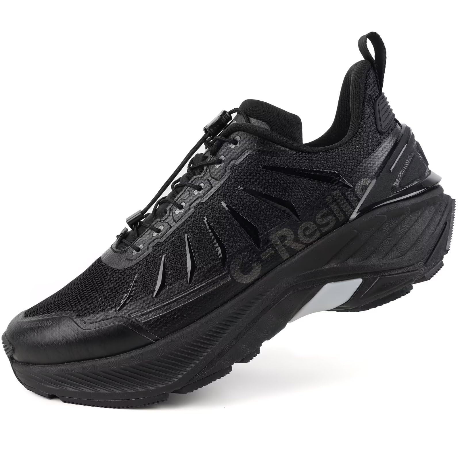 Onemix Mens Max Cushioned Quick Laces Hiking Walking Shoes Arch