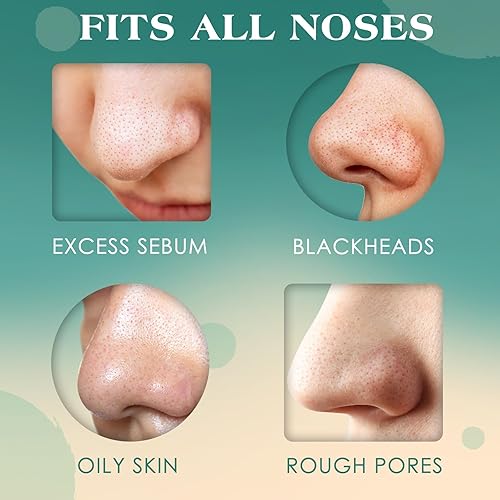 Miniatura 6 de Tiras para eliminar puntos negros para hombres, (120 tiras) de limpieza profunda para la nariz, tiras de poros de carbón, desatascan los poros