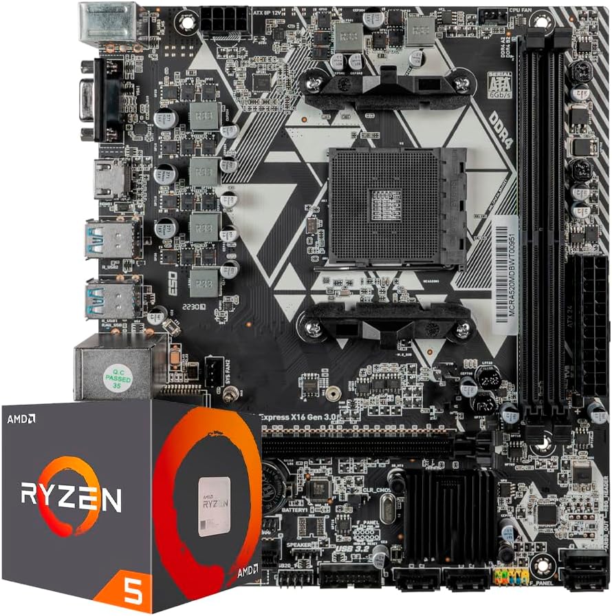 Imagem do produto Kit Upgrade Gamer, Processador AMD Ryzen 5 4600G, Placa Mãe em Amazon