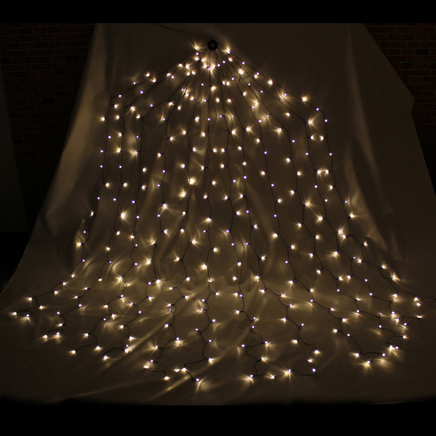 WeRChristmas 288 Organised Static LED Christmas Tree Lights with Handy Cable Management 12 x 3 m Strings and 5 m Lead Wire, Warm White - Image 3