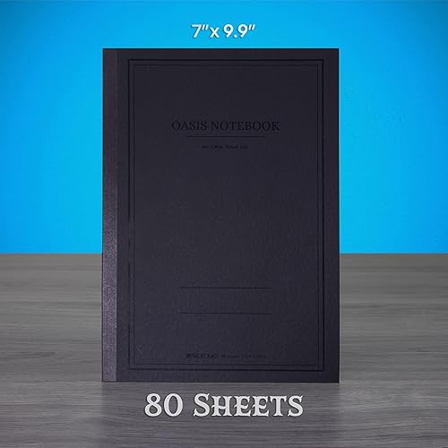 Vista 9 de Itoya ProFolio Oasis - Cuaderno A5 con diseño de aguacate, diario rayado y punteado para el trabajo, diario de arte para artistas y escritores