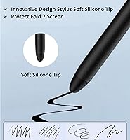 Vista 4 de Lápiz óptico para Samsung Galaxy Z Fold 7 Pen, compatible con ambas pantallas, S Pen compatible con Galaxy Z Fold 7 / Fold 6 / Fold 5 Touch Screen