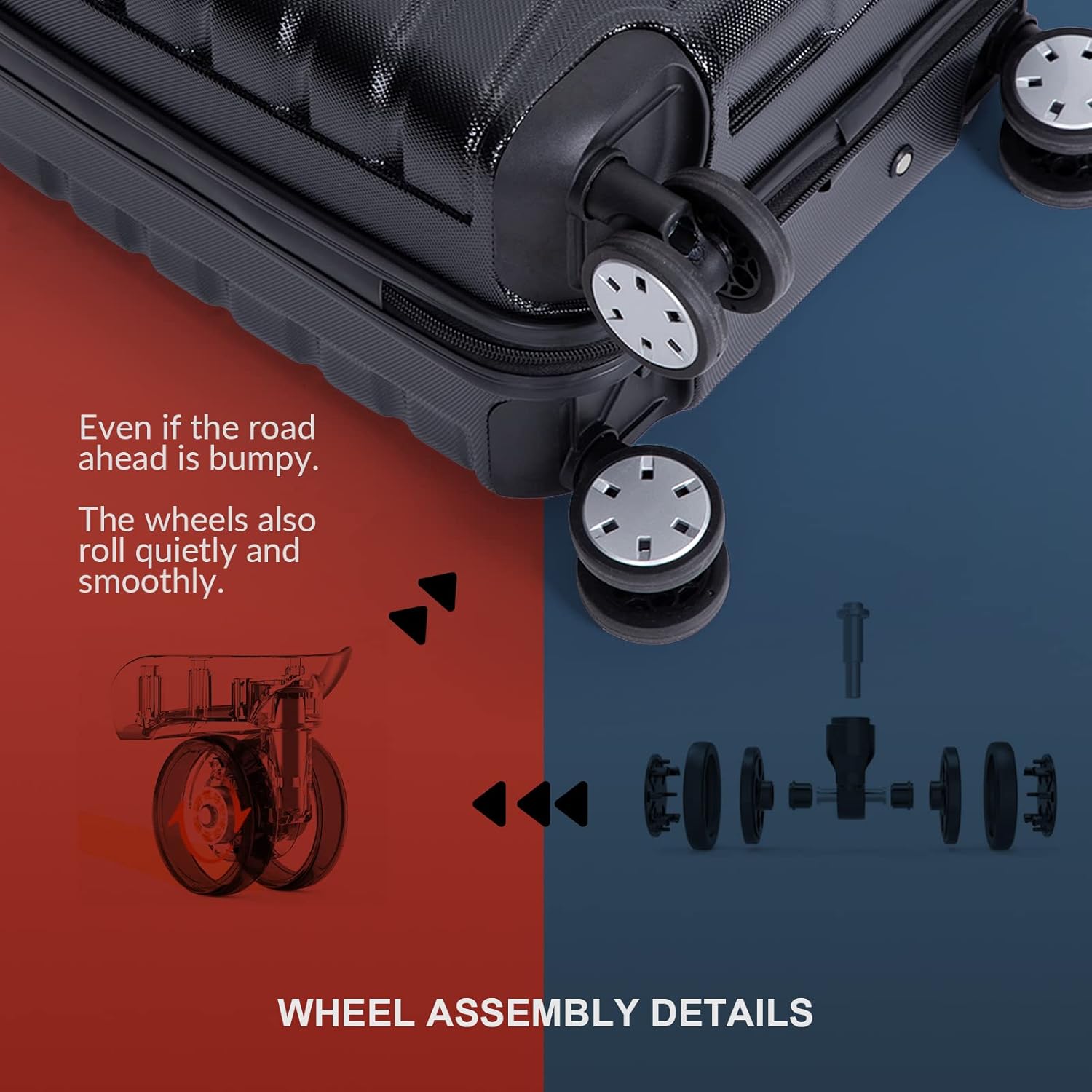review Travelhouse Suitcase travel case hardshell carry-on luggage 16