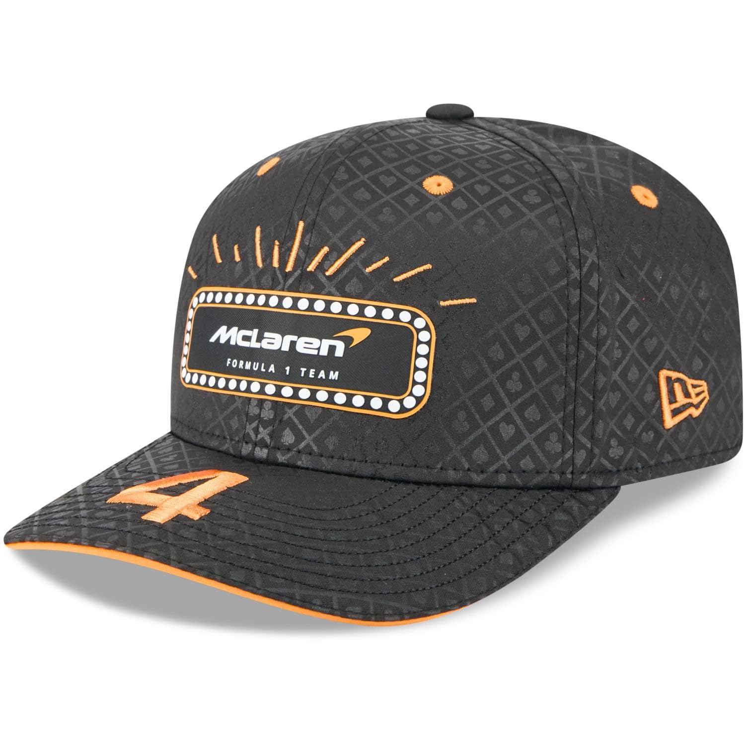 New Era Men's Black 9Seventy Stretch Cap F1 Vegas Mclaren Lando Norris